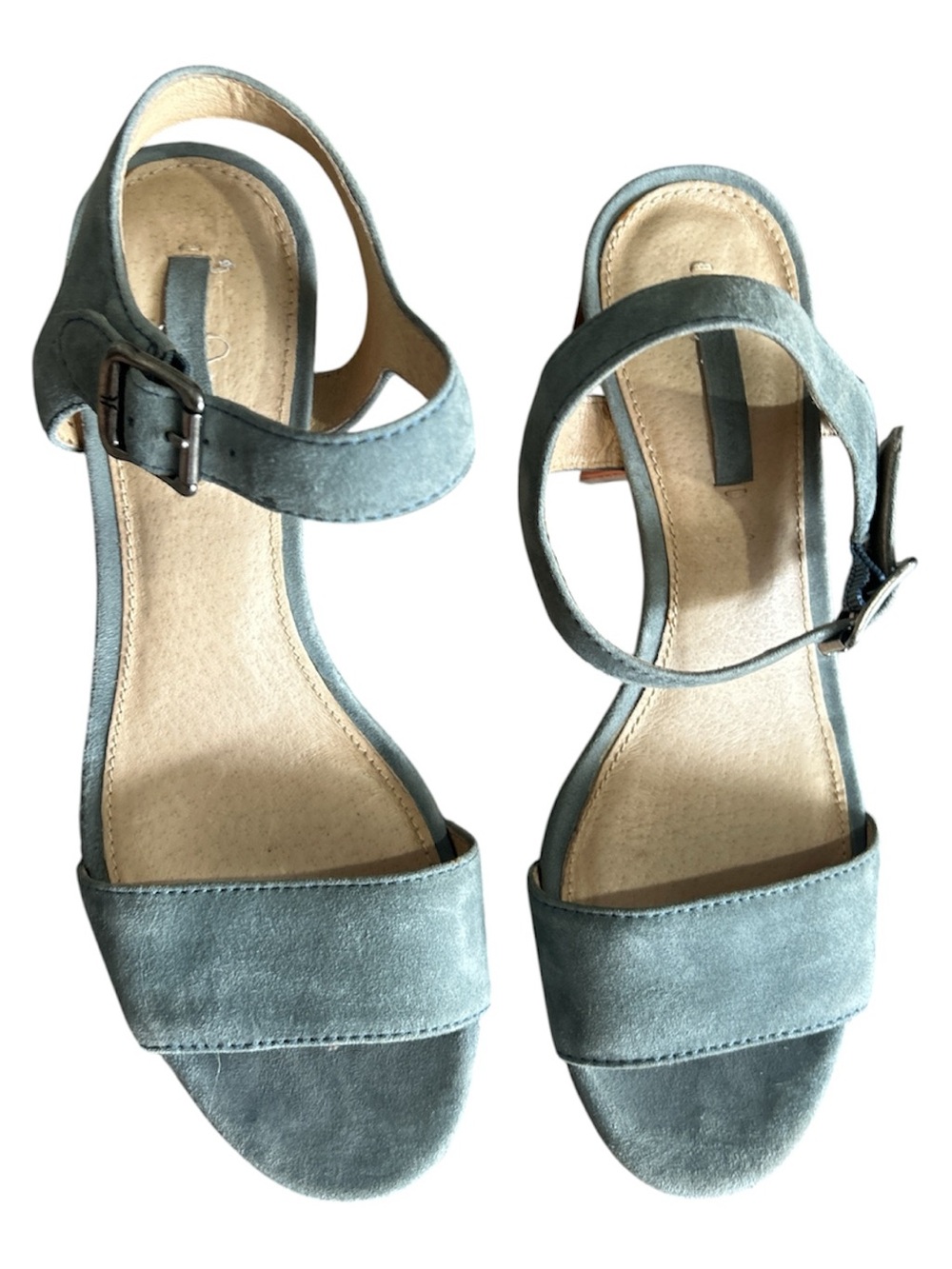 The Frye Company Women's Suede Block Heel Sandals - Picture 5 of 10